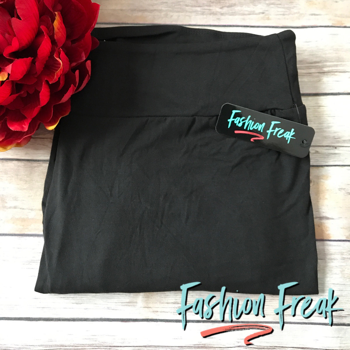 Fashion Freak Exclusive Leggings | Black | Yoga Waistbands for ultimate comfort!