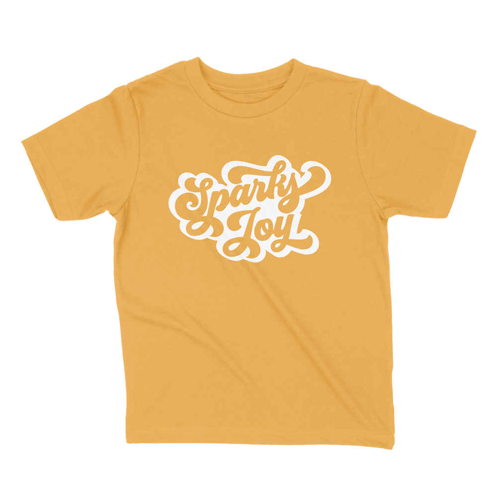 Sparks Joy | Orange | Little Punks Kids Line Graphic Tee | Apple Valley, MN